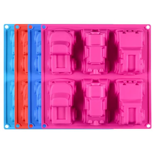 Free Sample Food Grade Heat Resistant Nontoxic Silicone Cake Mould Baking Mousse Pudding Mould Tool Car/Vehicle photo-4