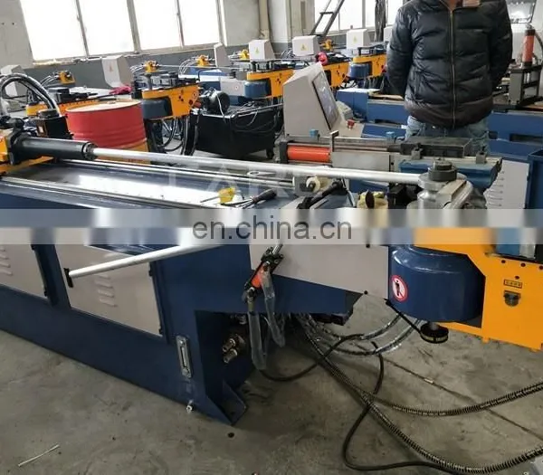 DW50CNC Fully Automatic 2 Axis CNC Rotary Draw Tube Pipe Bending Machine With Extension Mandrel Length photo-3