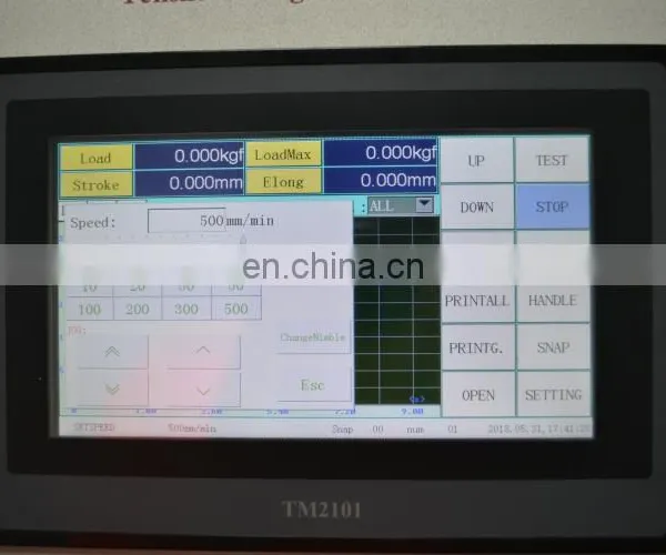 Stress- Strain Testing Machine, Rigid Foam Wood Timber Flexible Tensile Strength / Stress / Strain Testing Machines photo-6