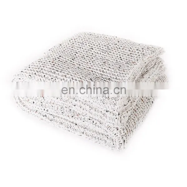 Hot Selling Knit Throw Red Blanket Home Decorative Chenille Blanket 50 x 60 Inch photo-4