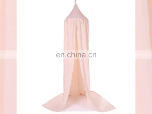 Decoration Ins Pink Cotton Princess Castle Bed Canopy Mosquito Net for Kids Baby and Adults