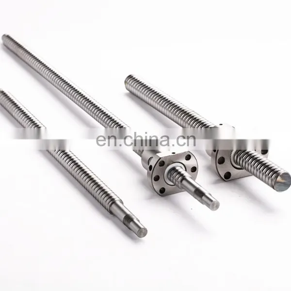 Heavy Load Ball Screw Bearing SFU Series Flange Linear Motion Parts For CNC Lathe Ball Screw photo-2