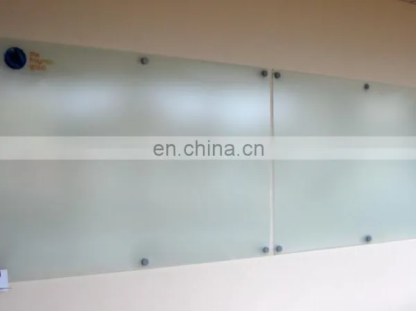 Tempered Safety Glass Acid Etched Balcony Railings photo-3