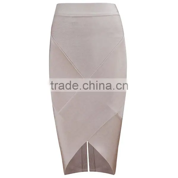Summer Dress 2015 New Fashion Sey Women Blue Pink Midi Evening Party V Bottom Split Bandage Skirts Bandage Bodycon Women Wearing photo-5