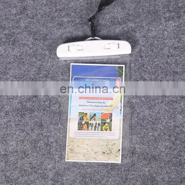Top Selling Universal Swimming PVC Cover Ip68 for Iphone X Xs Waterproof Phone Case Bag photo-3