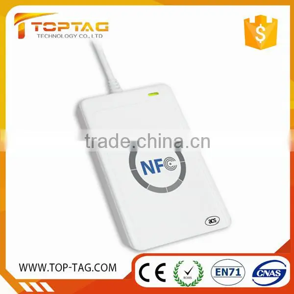 White 13.56MHz NFC RFID Smart Card Reader ACR122 With USB Interface photo-3