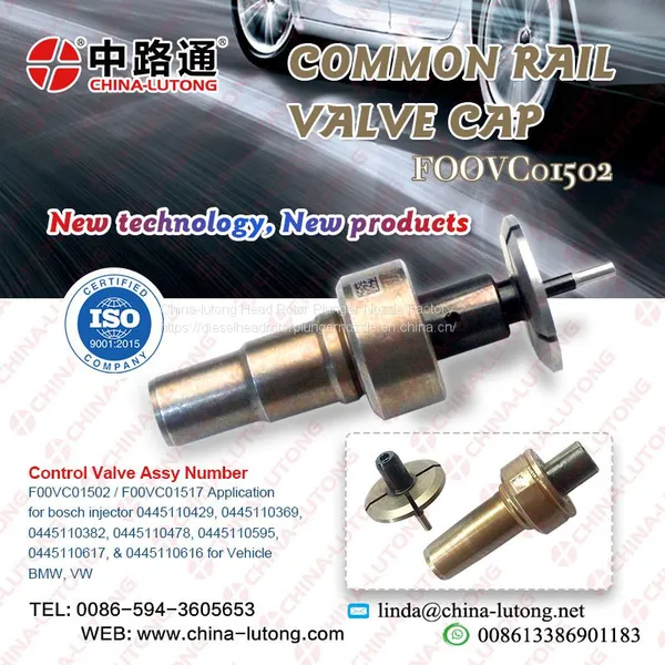 Valve Cap 334 FOOVC01502 Common Rail Valve