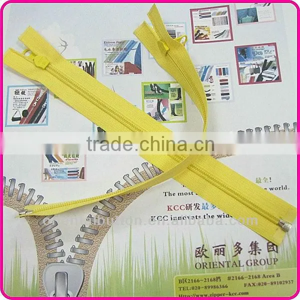 Bright Color Open End Waterproof Nylon Zipper photo-3