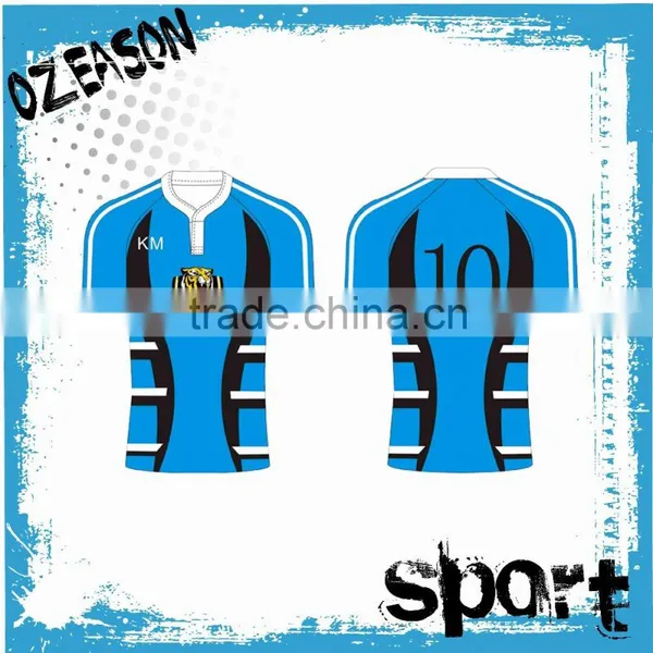 Hot Sale Custom Design Rugby Ball Shirts Factory in China photo-2