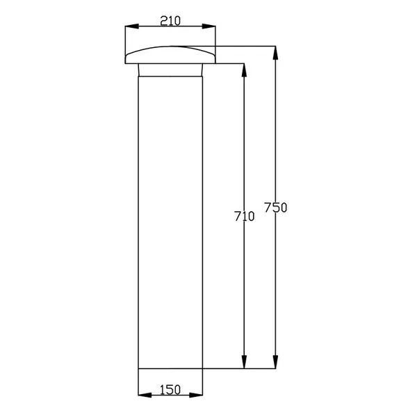 Commercial Led Bollard Lights Outdoor Garden Bollard Lights IP65 photo-2