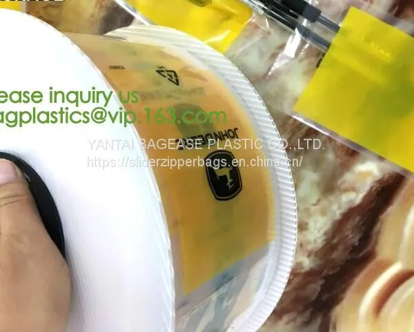 Pre-Opened Bags For Automated Packaging Equipment,LLDPE Plastic Pre Perforated Preopened Polybag Auto Bag on a Roll photo-4