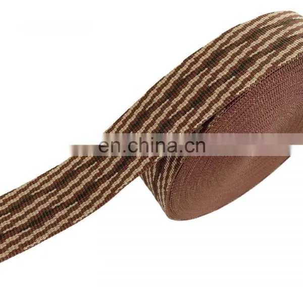 Factory Custom 30mm 40mm 50mm Friendly Jacquard Woven Polypropylene Webbing Ribbon For Bags Luggage Garment Backpack photo-2