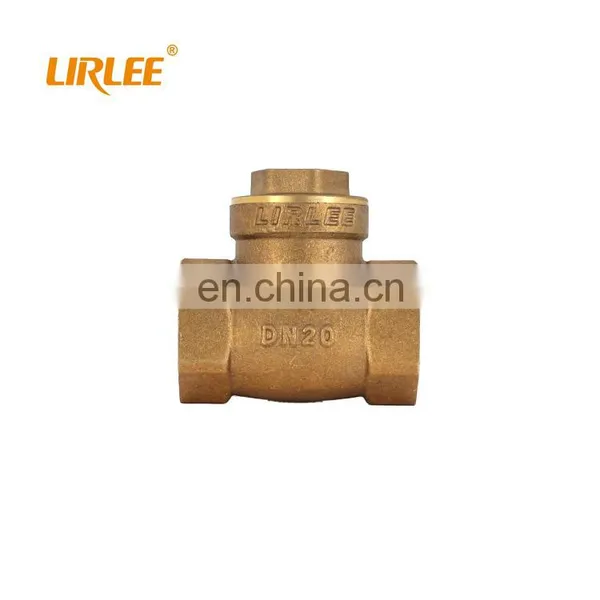 LIRLEE Durable Forged Brass Non Return Compressed Air Gas Ozone Check Valve photo-2
