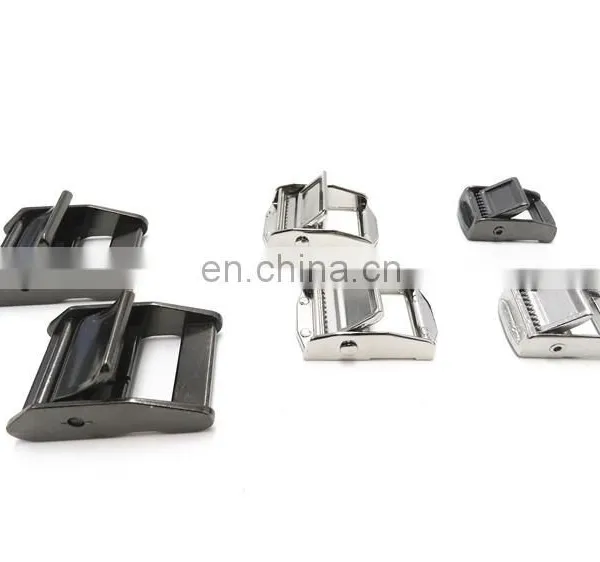 Hot Selling Safty 25mm Duty Metal Black Ratchet Trimming Cam Lock Buckle For Bag photo-5