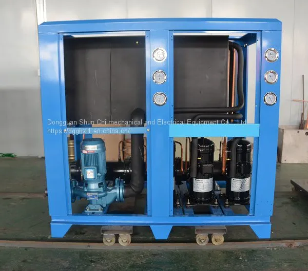 SCAIR Water Cooled Shell and Tube Type 8HP Low-temperature Ice Water Machine Cooling Unit Chiller photo-2