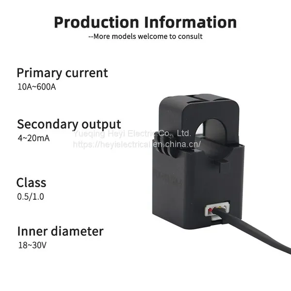 4-20mA DC Current Sensor Open Type Customized Electrical Manufacturer photo-3