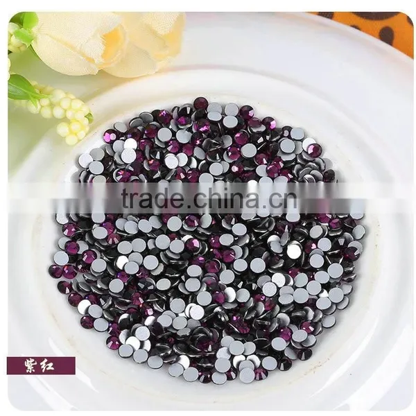 Crystal Round Strass Hot Fix Rhinestone Flat Back Crystals for Phones DIY Loose Beads photo-3