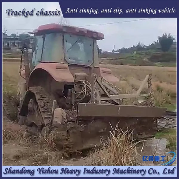 Tractor Modification Track Chassis Paddy Field Operation Process photo-3