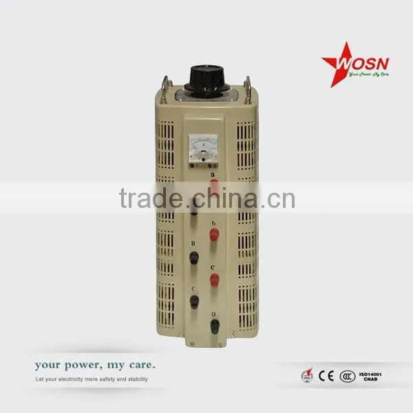 Hot Sale Manual Type 15KVA Three Phase Variac Variable Transformer With Case