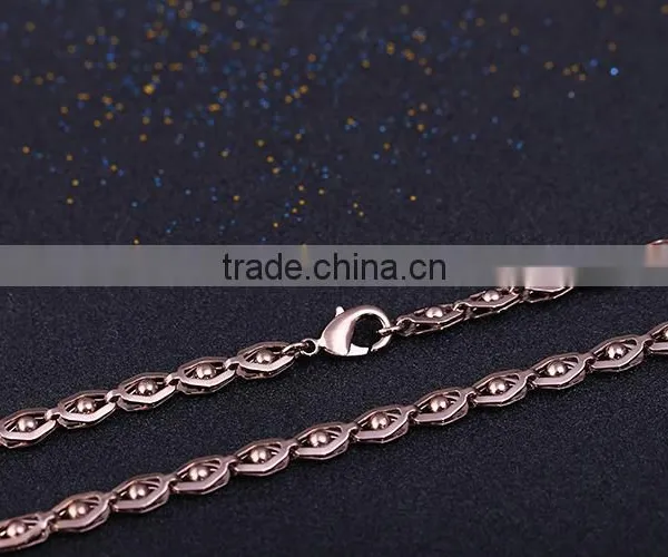 Luxuriant Coffee Gold Plated Link Chain Decorative Chain Necklace Jewelry Chain photo-6