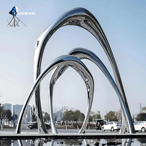 Contemporary Mobile Metal Sculptures With Starry Accents - Public Art Installations photo-5