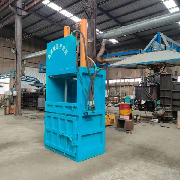 Vertical Hydraulic Baler Cotton Bale Machine Clothing Baling Press Baler Machine for Used Clothing photo-6