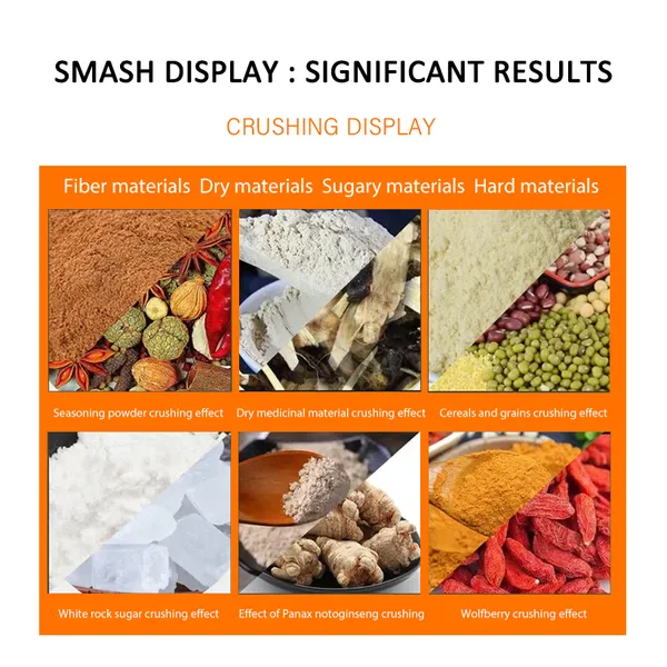 Turmeric Powder Crushing Grinder Dry Ginger Powder Crushing Grinder Rock Salt Grinding Caster Sugar Grinding Machine photo-2