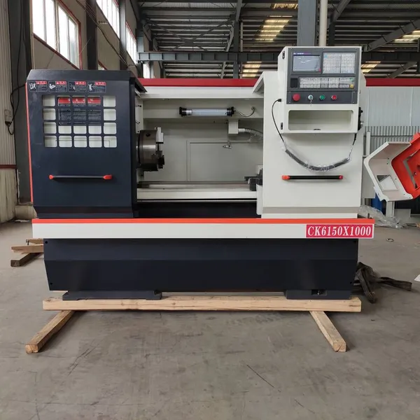 Cnc Lathe Ck6150x1000, Model 6150 Cnc Lathe With Hydraulic Double Chucks photo-2