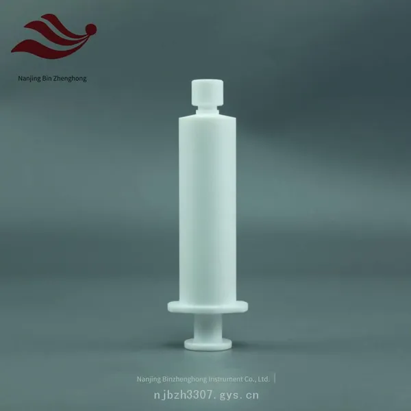 50ml Ptfe (teflon) Syringe With Connecting Tube Fitting, Sampler and Injector Resistant to Acid and Alkali Corrosion, Customizable and Processable photo-4