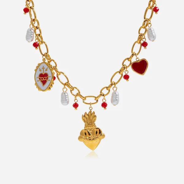 HonHo 316L Stainless Steel Necklace With 18K Gold PVD Coating - 2-Year Color Retention photo-5