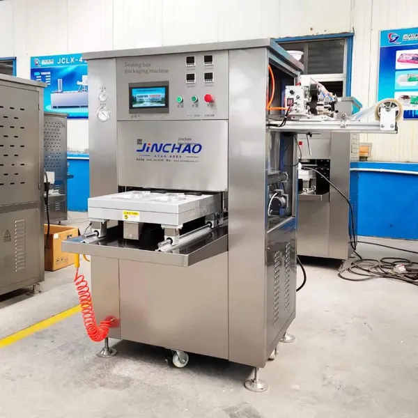 Air-dried Chicken Box-type Fresh-locking Modified Atmosphere Packaging Machine, Cooked Food Box Sealing and Packaging Machine