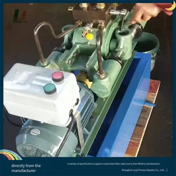 Pressure Holding Time of Plunger High-pressure Reciprocating Pump, 4gsy High-flow Pressure Test Pump, Luoji Pump Industry photo-4