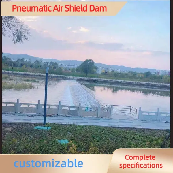 Flattenable Pneumatic Rubber Steel Dam Efficient Water Retaining Barrier For Water Conservancy photo-2