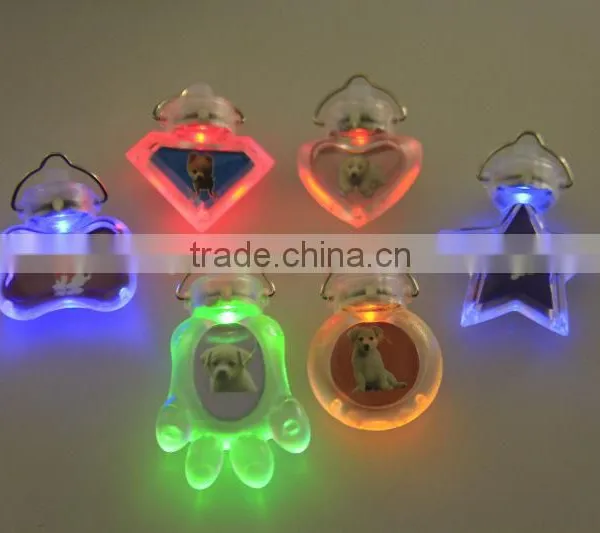 Mixed Wholesale 6 Styles 5 Colors Led Light Pet Pendant Dog Tag Pendant photo-5