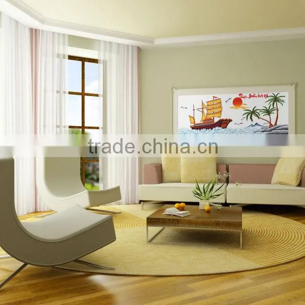 Thuan Buom Xuoi Gio Vietnam Style 100% Precisely Printed Cross Stitch photo-3