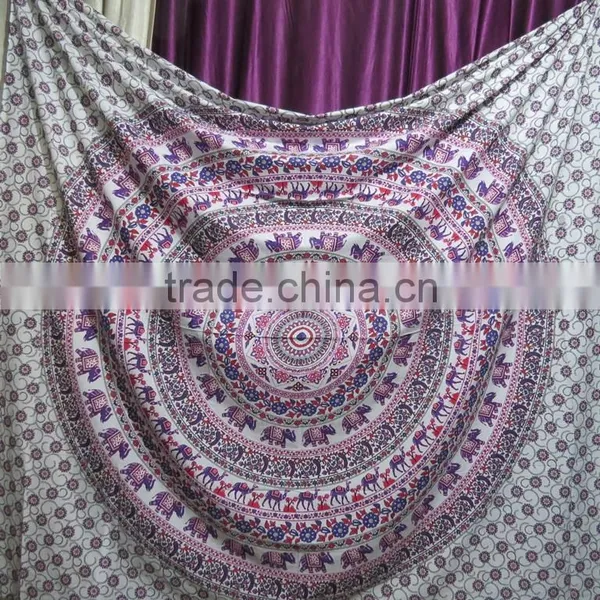 Mandala Cotton Tapestry Indian Ethnic Throw Sheets photo-3