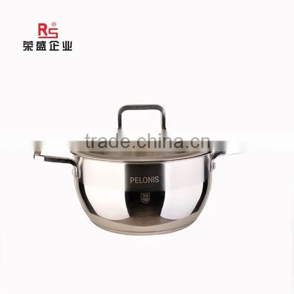 Non-stick Cookware Stainless Steel 304 Induction Cooking Sauce Pot