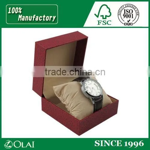 Hot Sell Professional Printing Leatherette Paper Watch Box photo-2