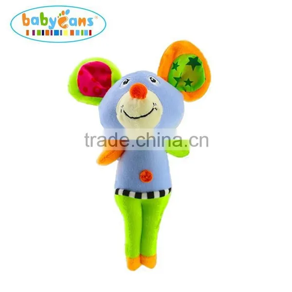 Babyfans 2015 Hot Sell Baby Toy New Style Baby Rattle Toy Best Made Stuffed Animal BB Sticks photo-4
