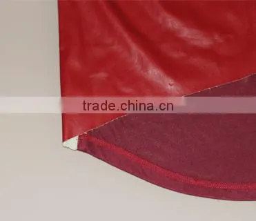 China Factory Sexy Red Color PU Blouse Leather Tank Tops photo-6