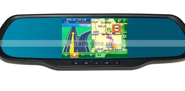 2015 Multifunctional WIFI Rearview Mirror With Gps Bluetooth Camera photo-4