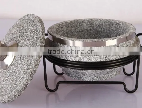 Large Cooking Pot With Wood Frame Soup Cooking Pot Granite Cooking Pots photo-3