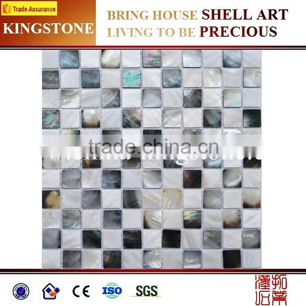Chinese White Irregular Freshwater Shell Mosaic for Sale photo-4