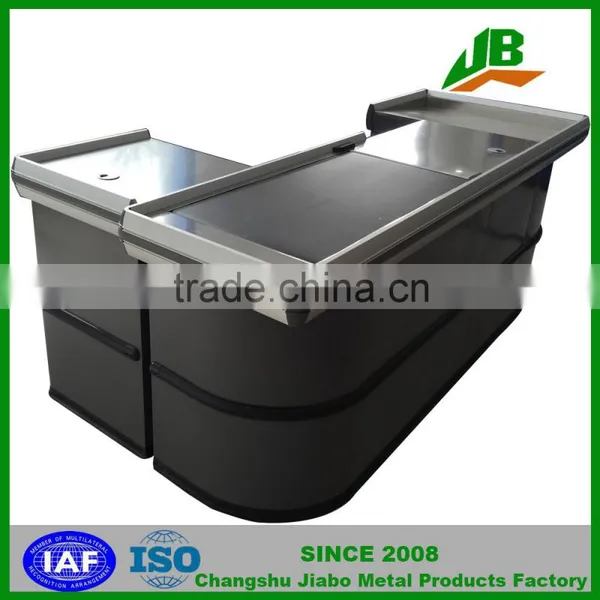 Supermarket Cashier Checkout Counter With Conveyor Belt photo-2