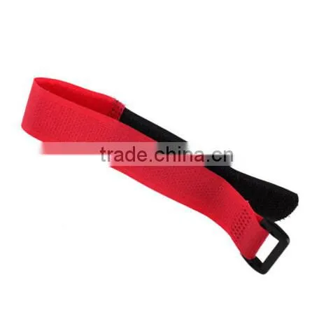 Reusable Nylon Hook Loop Strap Tie Down Wrap Cable Cord 2x20cm photo-3