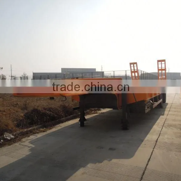 6 Axles Heavy Duty Extendable Low Bed Truck Semi Trailer for 120Tons Capacity for Angola\Congo