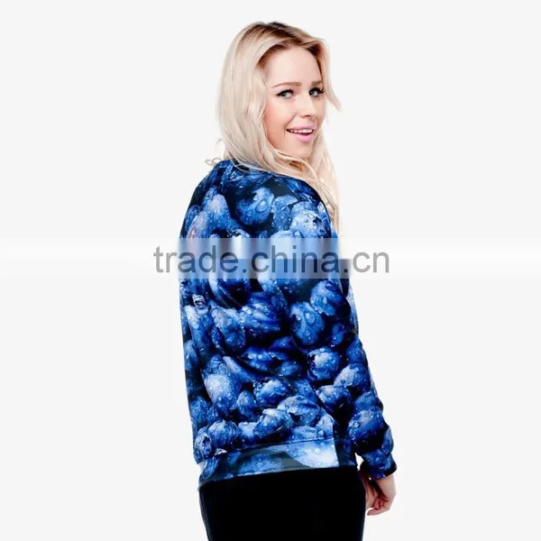 Galaxy Hot Blueberry High Quality 3d Digital Print Fullprint Crewneck Sweatshirt Spring Autumn Unisex Custom Oversized Pullover photo-2