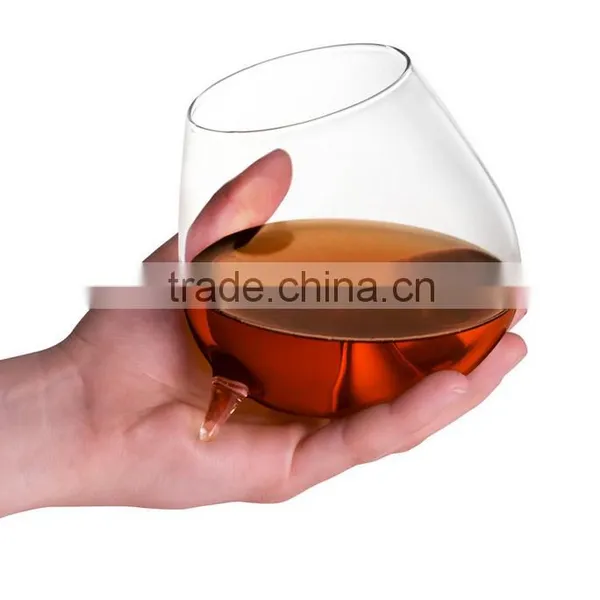 Customized Size Stemless Drinking Wine Glass Promotion Leadfree Clear Transparent Popular Model photo-2