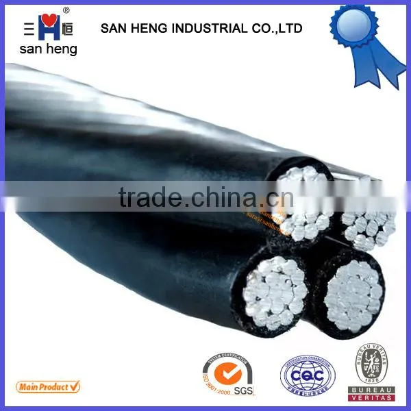 Aluminum Conductor 4 Core Power Cable 35mm ABC Aerial Bundle Cable for Street Lighting photo-6