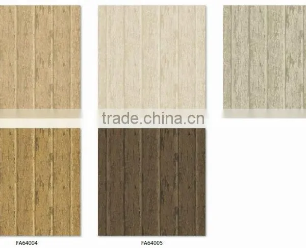 Discount Printing Pvc Wallpaper, Brown Vintage Wood Wall Sticker for Children , Decoration Wall Sticker Supplier photo-3